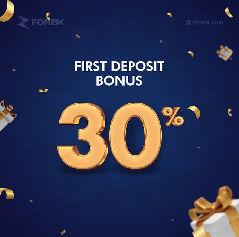 zForex - 30% First Deposit Bonus